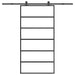 Ușă glisantă cu set feronerie 102x205 cm ESG sticlă și aluminiu - WALTI WALTI