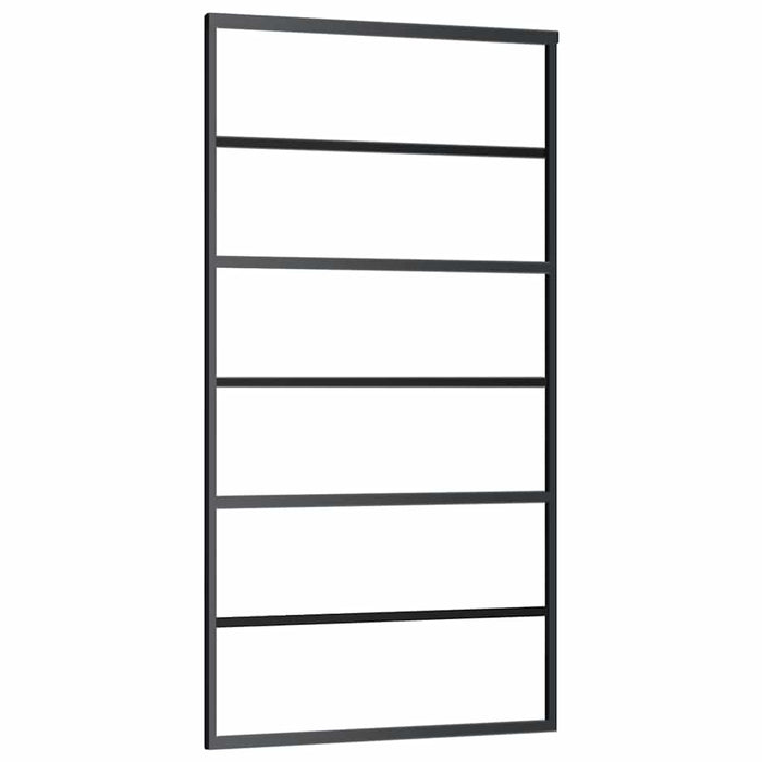 Ușă glisantă cu set feronerie 102x205 cm ESG sticlă și aluminiu - WALTI WALTI