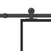Ușă glisantă cu set feronerie, 90x205 cm, sticlă ESG/aluminiu - WALTI WALTI