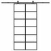 Ușă glisantă cu set feronerie 102x205 cm ESG sticlă și aluminiu - WALTI WALTI