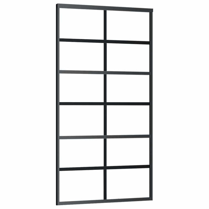 Ușă glisantă cu set feronerie 102x205 cm ESG sticlă și aluminiu - WALTI WALTI