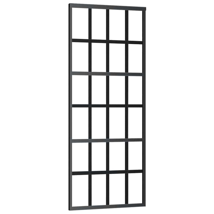 Ușă glisantă cu set feronerie, 76x205 cm, sticlă ESG/aluminiu - WALTI WALTI
