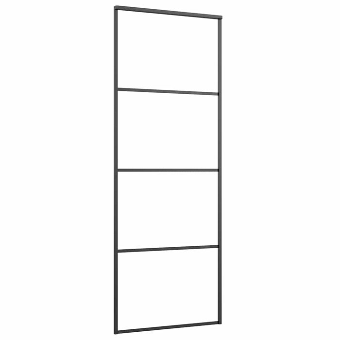 Ușă glisantă cu set feronerie, 76x205 cm, sticlă ESG/aluminiu - WALTI WALTI