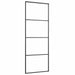 Ușă glisantă cu set feronerie, 76x205 cm, sticlă ESG/aluminiu - WALTI WALTI
