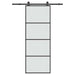 Ușă glisantă cu set feronerie, 76x205 cm, sticlă ESG/aluminiu - WALTI WALTI