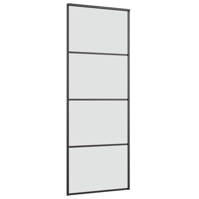 Ușă glisantă cu set feronerie, 76x205 cm, sticlă ESG/aluminiu - WALTI WALTI