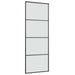 Ușă glisantă cu set feronerie, 76x205 cm, sticlă ESG/aluminiu - WALTI WALTI