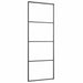 Ușă glisantă cu set feronerie, 76x205 cm, sticlă ESG/aluminiu - WALTI WALTI