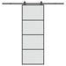 Ușă glisantă cu set feronerie, 76x205 cm, sticlă ESG/aluminiu - WALTI WALTI