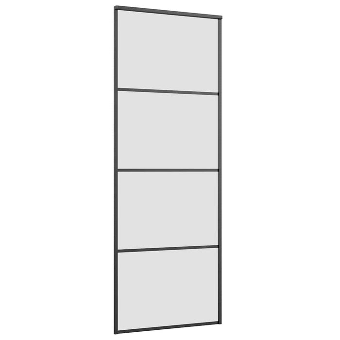 Ușă glisantă cu set feronerie, 76x205 cm, sticlă ESG/aluminiu - WALTI WALTI