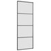 Ușă glisantă cu set feronerie, 76x205 cm, sticlă ESG/aluminiu - WALTI WALTI