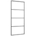 Ușă glisantă cu set feronerie, 90x205 cm, sticlă ESG/aluminiu - WALTI WALTI