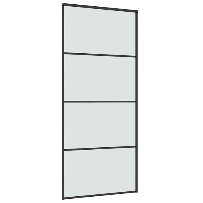 Ușă glisantă cu set feronerie, 90x205 cm, sticlă ESG/aluminiu - WALTI WALTI