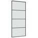 Ușă glisantă cu set feronerie, 90x205 cm, sticlă ESG/aluminiu - WALTI WALTI