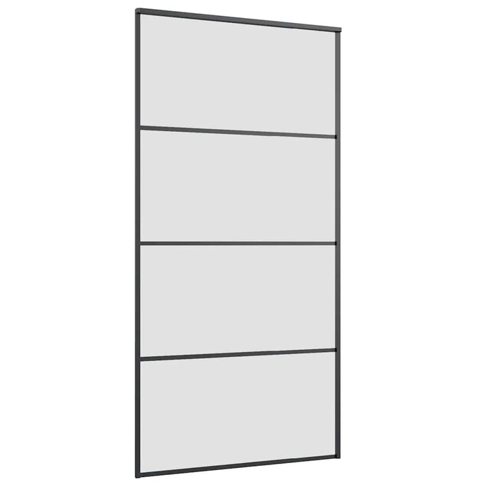 Ușă glisantă cu set feronerie 102,5x205 cm sticlă ESG/aluminiu - WALTI WALTI