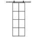 Ușă glisantă cu set feronerie, 76x205 cm, sticlă ESG/aluminiu - WALTI WALTI