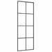 Ușă glisantă cu set feronerie, 76x205 cm, sticlă ESG/aluminiu - WALTI WALTI