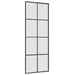 Ușă glisantă cu set feronerie, 76x205 cm, sticlă ESG/aluminiu - WALTI WALTI