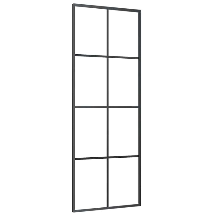 Ușă glisantă cu set feronerie, 76x205 cm, sticlă ESG/aluminiu - WALTI WALTI