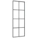 Ușă glisantă cu set feronerie, 76x205 cm, sticlă ESG/aluminiu - WALTI WALTI