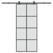 Ușă glisantă cu set feronerie, 90x205 cm, sticlă ESG/aluminiu - WALTI WALTI