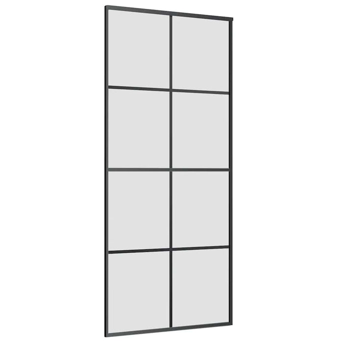 Ușă glisantă cu set feronerie, 90x205 cm, sticlă ESG/aluminiu - WALTI WALTI