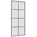 Ușă glisantă cu set feronerie, 90x205 cm, sticlă ESG/aluminiu - WALTI WALTI