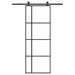Ușă glisantă cu set feronerie, 76x205 cm, sticlă ESG/aluminiu - WALTI WALTI