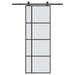 Ușă glisantă cu set feronerie, 76x205 cm, sticlă ESG/aluminiu - WALTI WALTI