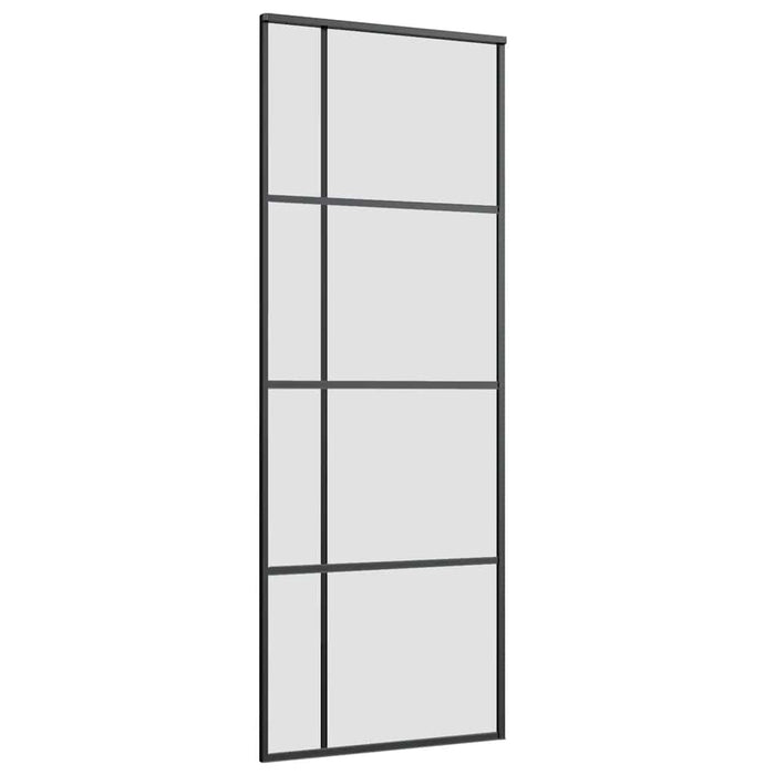 Ușă glisantă cu set feronerie, 76x205 cm, sticlă ESG/aluminiu - WALTI WALTI