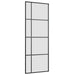 Ușă glisantă cu set feronerie, 76x205 cm, sticlă ESG/aluminiu - WALTI WALTI