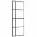 Ușă glisantă cu set feronerie, 76x205 cm, sticlă ESG/aluminiu - WALTI WALTI