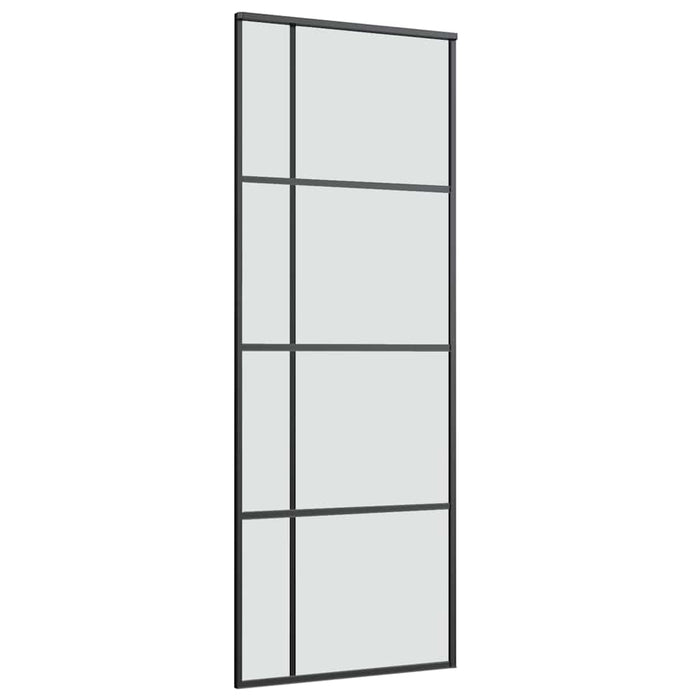 Ușă glisantă cu set feronerie, 76x205 cm, sticlă ESG/aluminiu - WALTI WALTI