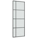 Ușă glisantă cu set feronerie, 76x205 cm, sticlă ESG/aluminiu - WALTI WALTI
