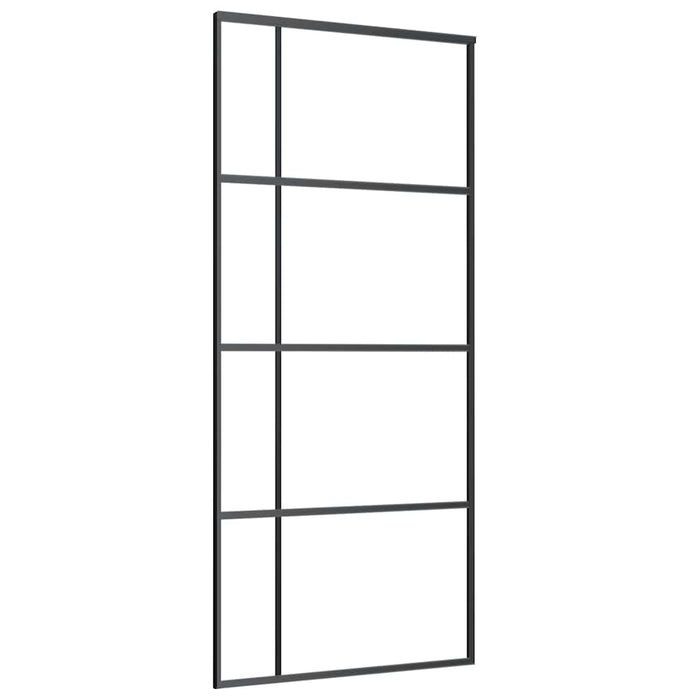Ușă glisantă cu set feronerie, 90x205 cm, sticlă ESG/aluminiu WALTI