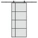 Ușă glisantă cu set feronerie, 90x205 cm, sticlă ESG/aluminiu - WALTI WALTI