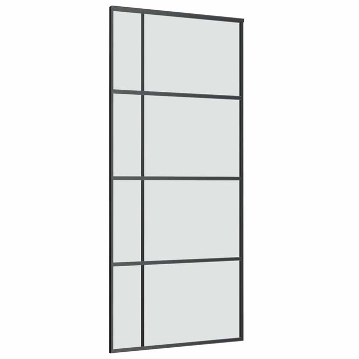 Ușă glisantă cu set feronerie, 90x205 cm, sticlă ESG/aluminiu - WALTI WALTI