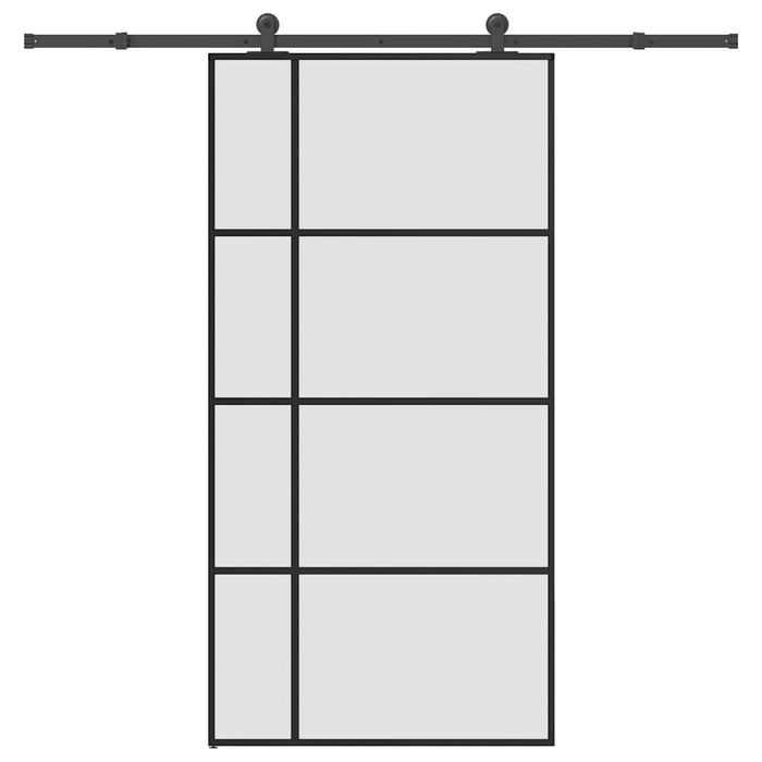 Ușă glisantă cu set feronerie 102,5x205 cm sticlă ESG/aluminiu - WALTI WALTI