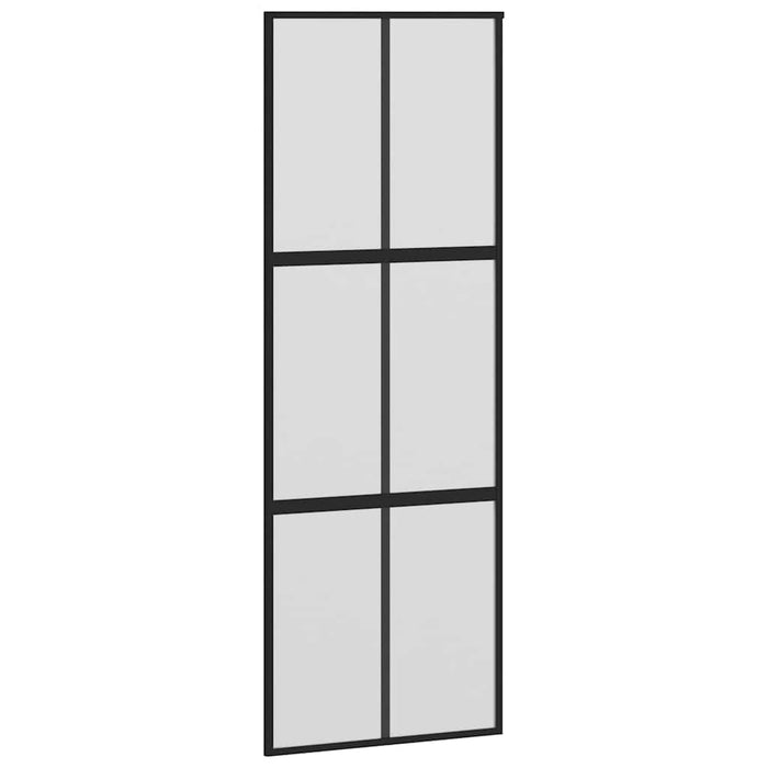 Ușă glisantă cu set de feronerie sticlă temperată și aluminiu - WALTI WALTI