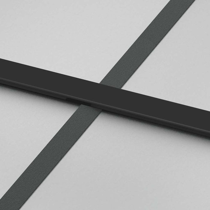 Ușă glisantă cu set de feronerie sticlă temperată și aluminiu - WALTI WALTI