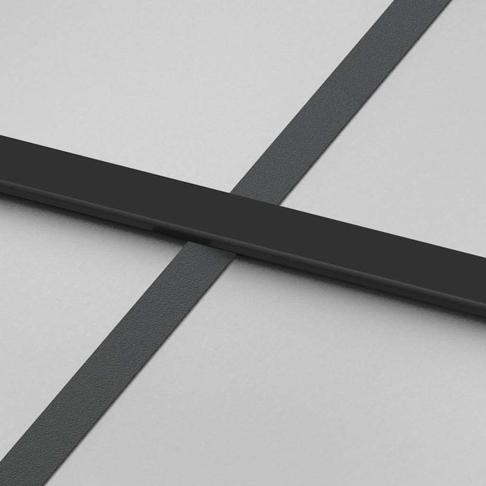 Ușă glisantă cu set de feronerie sticlă temperată și aluminiu - WALTI WALTI