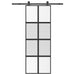 Ușă glisantă cu set de feronerie sticlă temperată și aluminiu - WALTI WALTI
