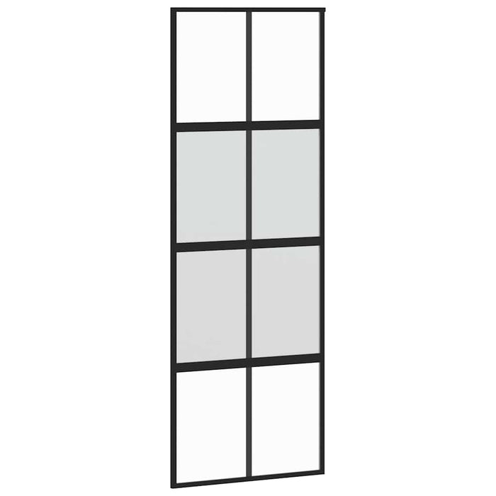 Ușă glisantă cu set de feronerie sticlă temperată și aluminiu - WALTI WALTI