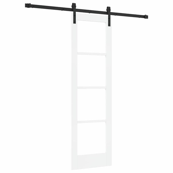 Ușă glisantă ORKDAL Alb și negru 61 x 198,5 cm - WALTI WALTI