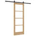 Ușă glisantă ORKDAL Natural și Negru 73,5 x 198,5 cm - WALTI WALTI