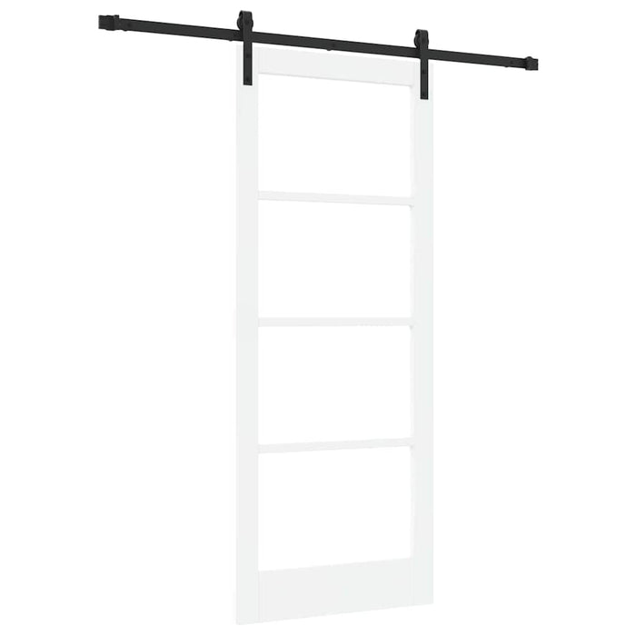 Ușă glisantă ORKDAL Alb și negru 83 x 202 cm - WALTI WALTI