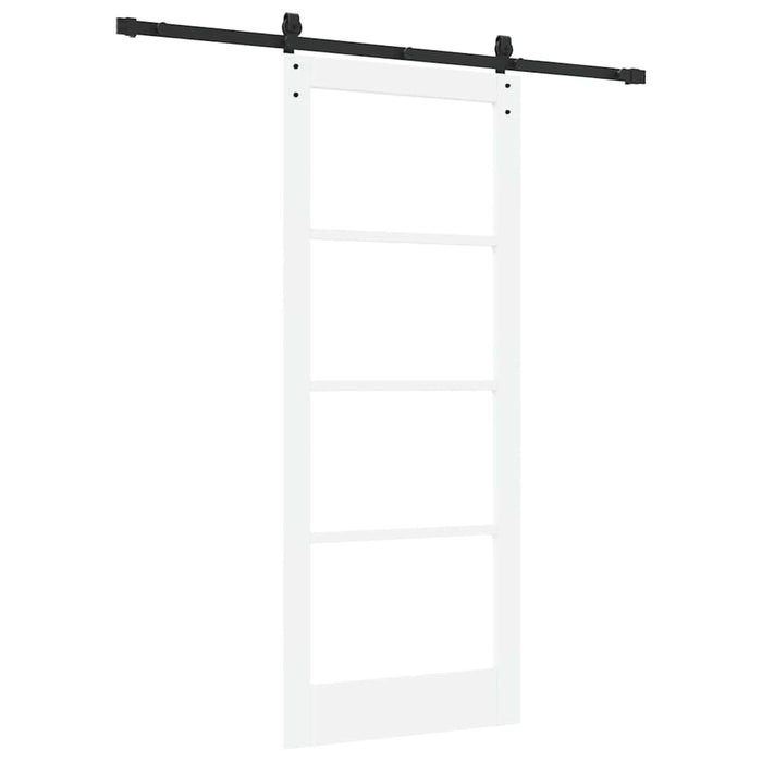 Ușă glisantă ORKDAL Alb și negru 83 x 202 cm - WALTI WALTI