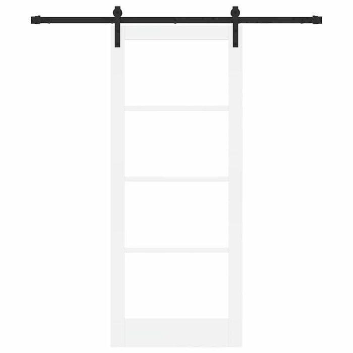 Ușă glisantă ORKDAL Alb și negru 83 x 202 cm - WALTI WALTI