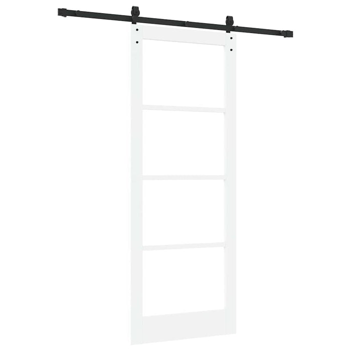 Ușă glisantă ORKDAL Alb și negru 83 x 211 cm - WALTI WALTI