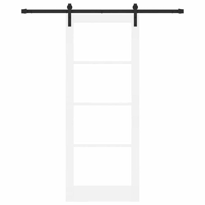 Ușă glisantă ORKDAL Alb și negru 83 x 211 cm - WALTI WALTI